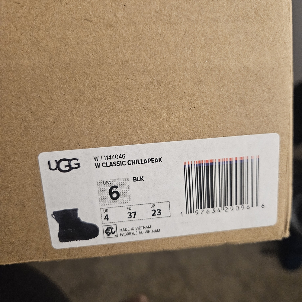 UGG Black Classic Chillapeak Boots